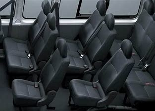 El autobús de Hiace del Recliner del respaldo de la espuma de poliuretano asienta desplazable
