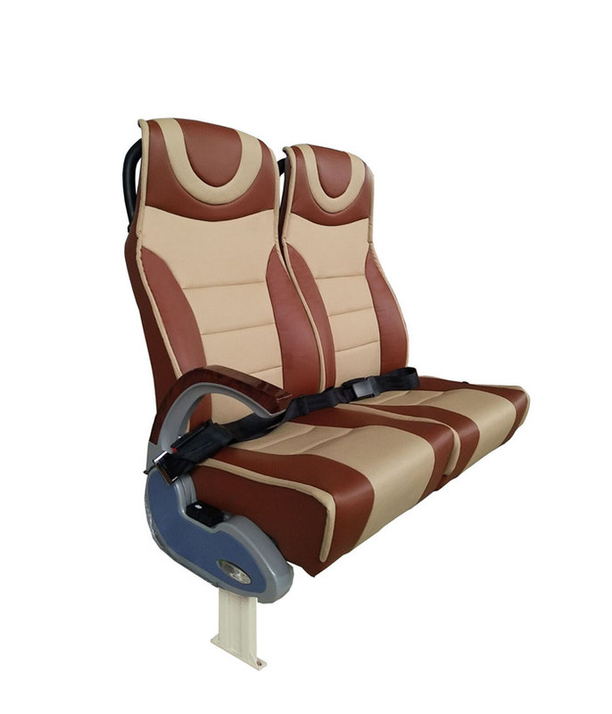 Apoyo para piernas Asiento de autobús turístico 2+2 Disposición de diseño Color personalizado Apoyo para brazos ajustable