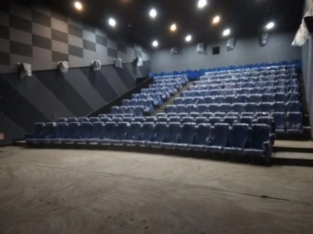 Sala de medios de comunicación Teatro comercial asientos de color personalizado Diseño plegado
