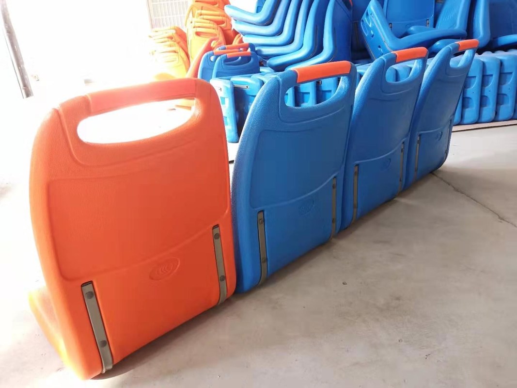 Abs Autobús de plástico de un solo / doble asiento asiento de barco con cojín para el autobús de la ciudad del barco
