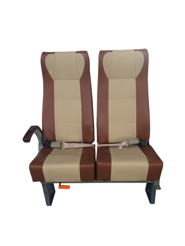 El pasajero del autobús del color de Brown asienta suave ajustable de la parte posterior larga del control de la palanca