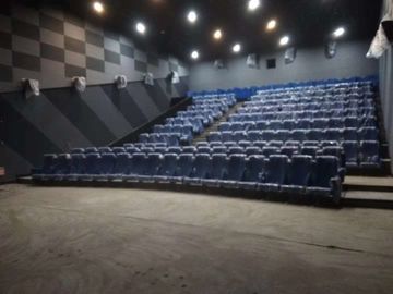 El asiento comercial del teatro del medios sitio modificó diseño para requisitos particulares doblado color