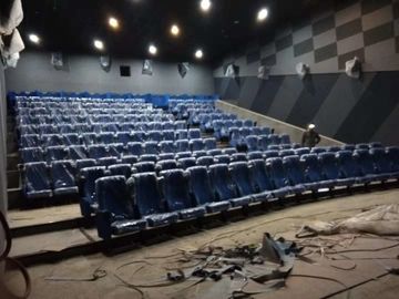 El asiento comercial del teatro del medios sitio modificó diseño para requisitos particulares doblado color