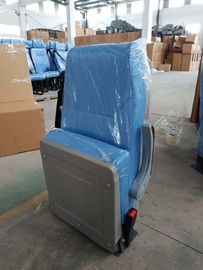 El autobús creciente del coche de la comodidad asienta color de alta resistencia del azul de la estructura de acero