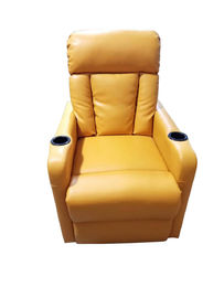 Soporte de vaso amarillo de la fila LED Lightwith del sofá GB8-05 del asiento del teatro del color