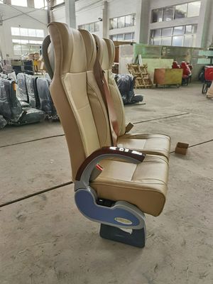 Autobús turístico Seat del viajero del cuero artificial TS16949