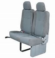 Disposición de lujo de los asientos de plegamiento de Toyota Hiace Van de la piel sintética 2+2